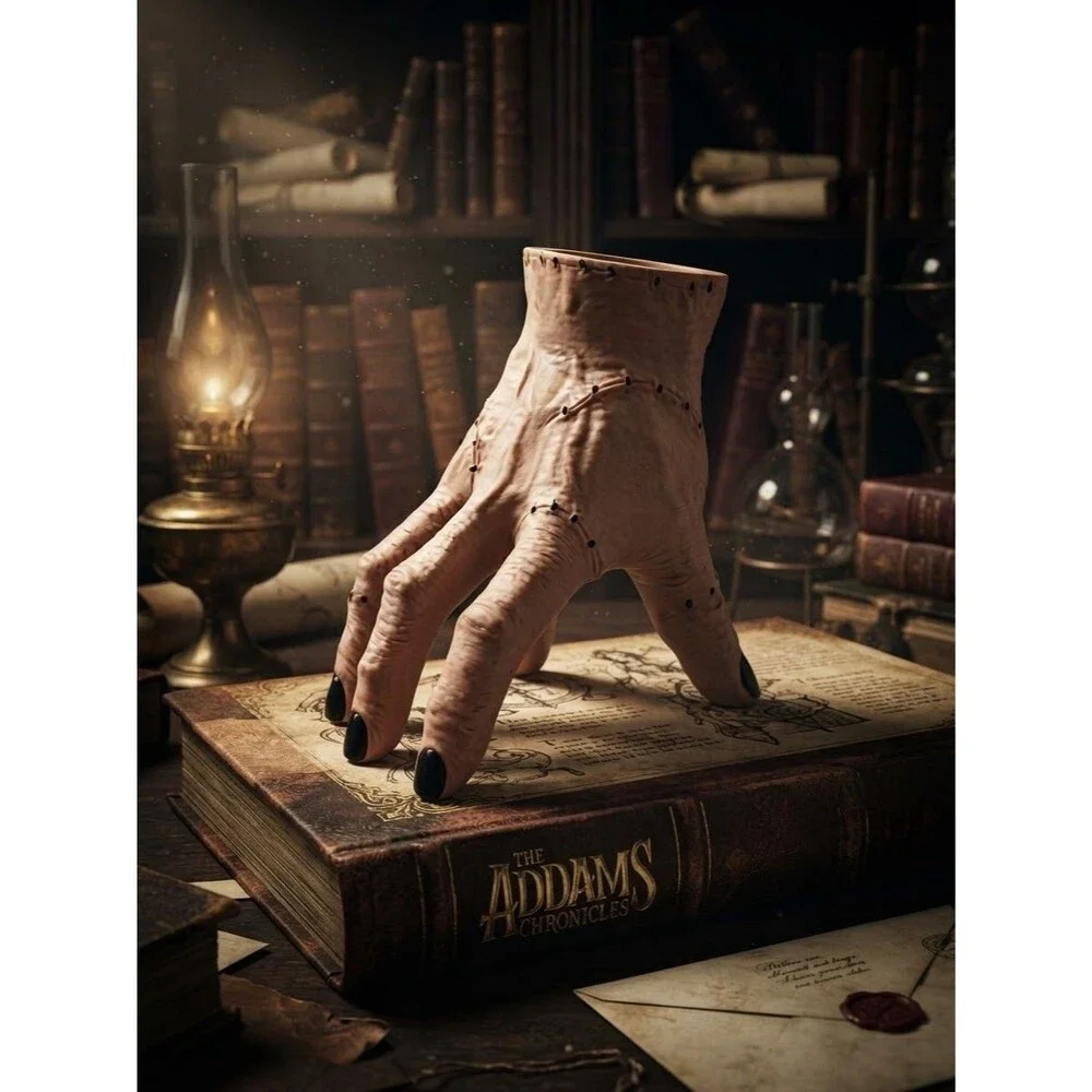 Wednesday Addams Thing Hand Succulent Planter Desk Vase Pencil Holder Halloween